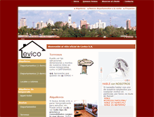 Tablet Screenshot of levico.com.ar